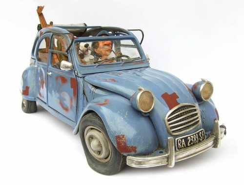 Fo85066 figurine 2cv - fo85066,